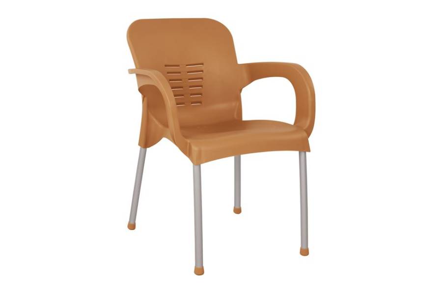 ΠΟΛΥΘΡΟΝΑ ΠΟΛΥΠΡΟΠΥΛΕΝΙΟΥ KAREK HM5592.03 ΧΡΩΜΑ ΞΥΛΟΥ ΜΕ ΠΟΔΙ ΑΛΟΥΜΙΝΙΟΥ 59x58x81Y