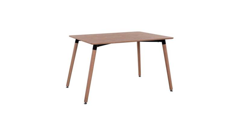 ΤΡΑΠΕΖΙ HM8697.04 MINIMAL, 160Χ90X74,5, ΦΥΣΙΚΟ ΜΕ ΞΥΛΙΝΑ ΠΟΔΙΑ ΟΞΙΑ