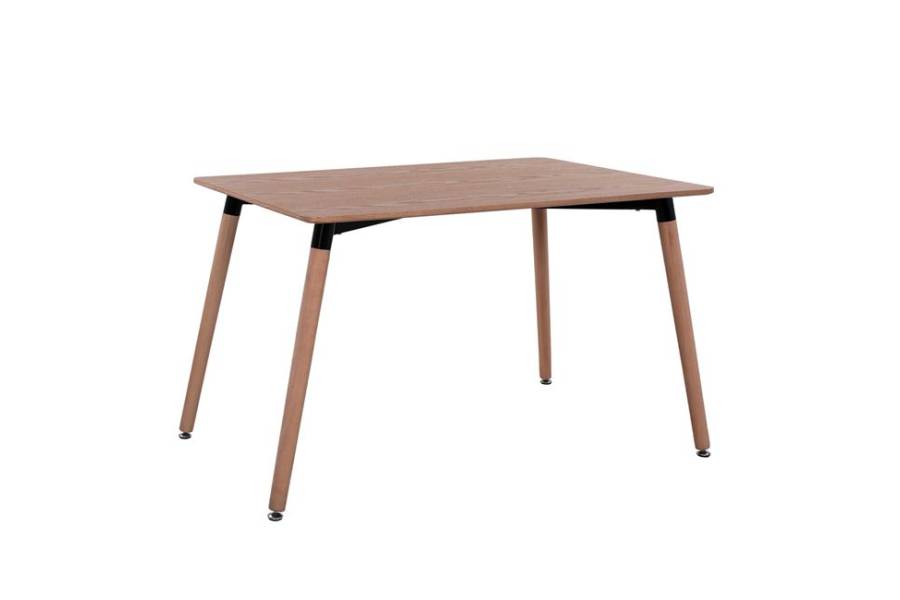 ΤΡΑΠΕΖΙ HM8697.04 MINIMAL, 160Χ90X74,5, ΦΥΣΙΚΟ ΜΕ ΞΥΛΙΝΑ ΠΟΔΙΑ ΟΞΙΑ