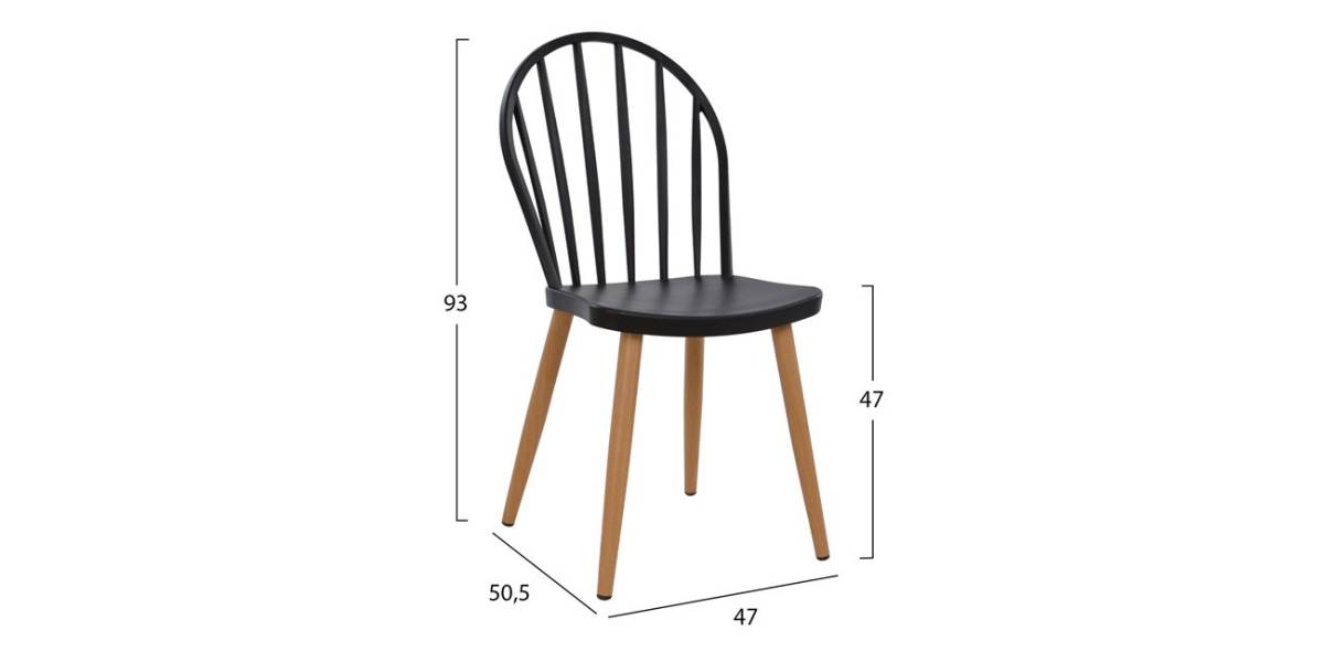 ΣΕΤ 5ΤΜΧ ΤΡΑΠΕΖΙ 110x70x76 cm SONAMA & ΚΑΡΕΚΛΕΣ ΠΟΛΥΠΡΟΠΥΛΕΝΙΟΥ ΜΑΥΡΕΣ ΜΕΤΑΛΛΙΚΑ ΠΟΔΙΑ HM11016