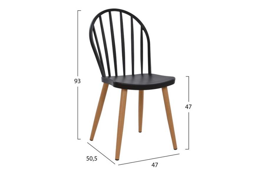 ΣΕΤ 5ΤΜΧ ΤΡΑΠΕΖΙ 110x70x76 cm SONAMA & ΚΑΡΕΚΛΕΣ ΠΟΛΥΠΡΟΠΥΛΕΝΙΟΥ ΜΑΥΡΕΣ ΜΕΤΑΛΛΙΚΑ ΠΟΔΙΑ HM11016