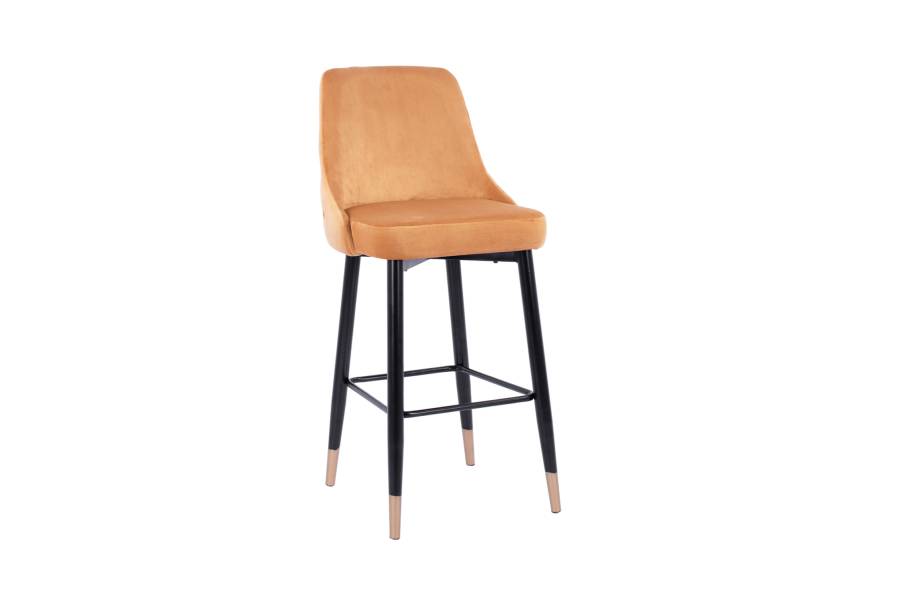 ΣΚΑΜΠΟ ΜΠΑΡ SERENITY HM8519.09 ΒΕΛΟΥΔΟ ΧΡΥΣΟ ΜΕ ΜΕΤΑΛΛΙΚΟ ΣΚΕΛΕΤΟ 51Χ58Χ110Υ εκ.