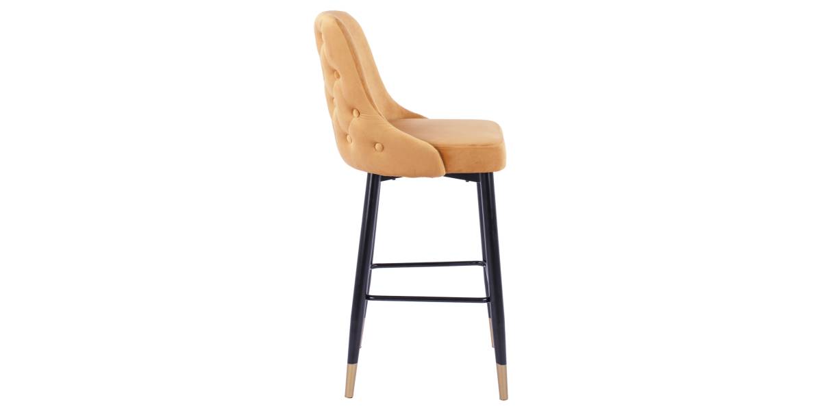 ΣΚΑΜΠΟ ΜΠΑΡ SERENITY HM8519.09 ΒΕΛΟΥΔΟ ΧΡΥΣΟ ΜΕ ΜΕΤΑΛΛΙΚΟ ΣΚΕΛΕΤΟ 51Χ58Χ110Υ εκ.