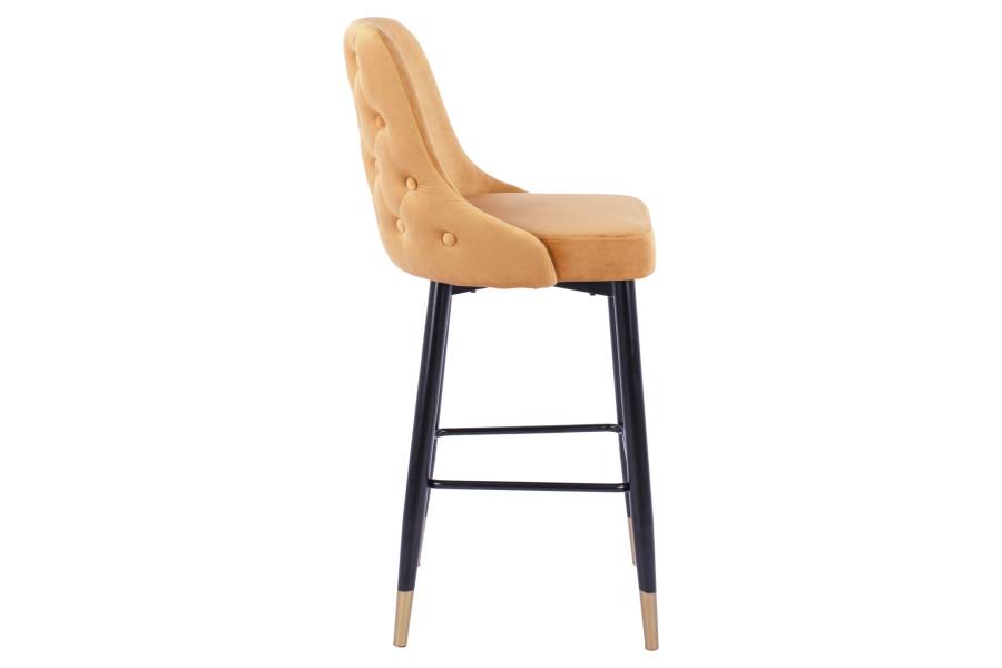 ΣΚΑΜΠΟ ΜΠΑΡ SERENITY HM8519.09 ΒΕΛΟΥΔΟ ΧΡΥΣΟ ΜΕ ΜΕΤΑΛΛΙΚΟ ΣΚΕΛΕΤΟ 51Χ58Χ110Υ εκ.