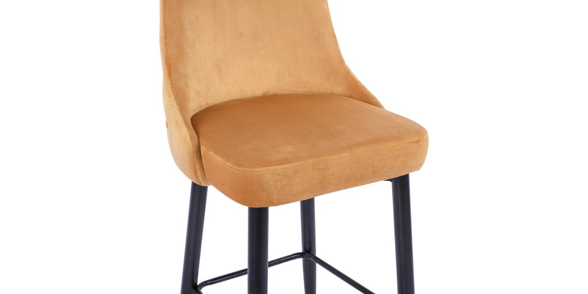 ΣΚΑΜΠΟ ΜΠΑΡ SERENITY HM8519.09 ΒΕΛΟΥΔΟ ΧΡΥΣΟ ΜΕ ΜΕΤΑΛΛΙΚΟ ΣΚΕΛΕΤΟ 51Χ58Χ110Υ εκ.