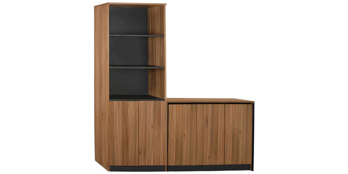 ΣΕΤ 2 ΤΜΧ ΒΙΒΛΙΟΘΗΚΗ ΓΡΑΦΕΙΟΥ ΕΠΑΓΓΕΛΜΑΤΙΚΗ ΜΕ ΝΤΟΥΛΑΠΙ SUPREME HM11369