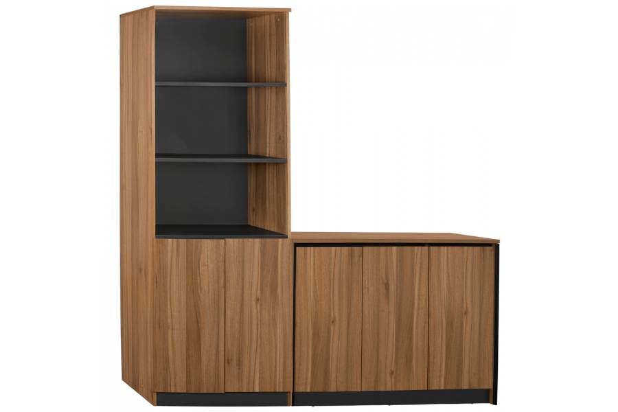 ΣΕΤ 2 ΤΜΧ ΒΙΒΛΙΟΘΗΚΗ ΓΡΑΦΕΙΟΥ ΕΠΑΓΓΕΛΜΑΤΙΚΗ ΜΕ ΝΤΟΥΛΑΠΙ SUPREME HM11369