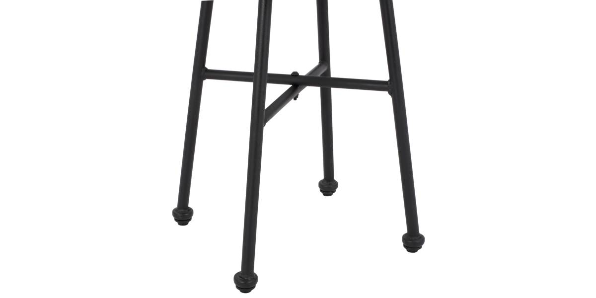 ΤΡΑΠΕΖΙ ΜΕΤΑΛΛΙΚΟ SPENCER HM5716 ΜΕ WICKER ΜΠΕΖ Φ48,5x51 εκ.