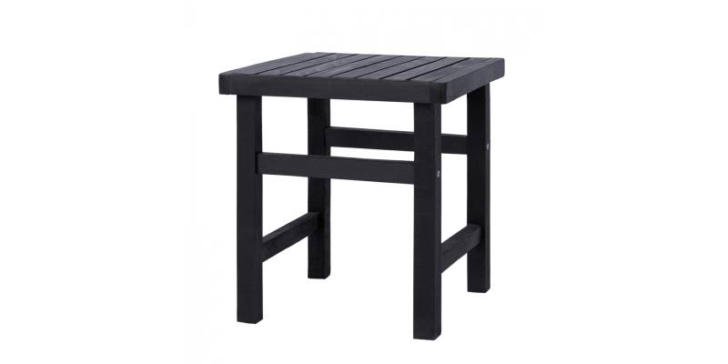 ΣΚΑΜΠΩ-ΤΡΑΠΕΖΑΚΙ ΜΑΥΡΟ KOLI 40Χ40X45Υ εκ. HM289.04