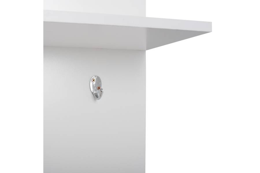 ΕΠΙΠΛΟ ΕΙΣΟΔΟΥ ΜΕ ΚΑΘΡΕΠΤΗ JANICE HM2264 SONAMA ΛΕΥΚΟ 70x37x181 εκ.