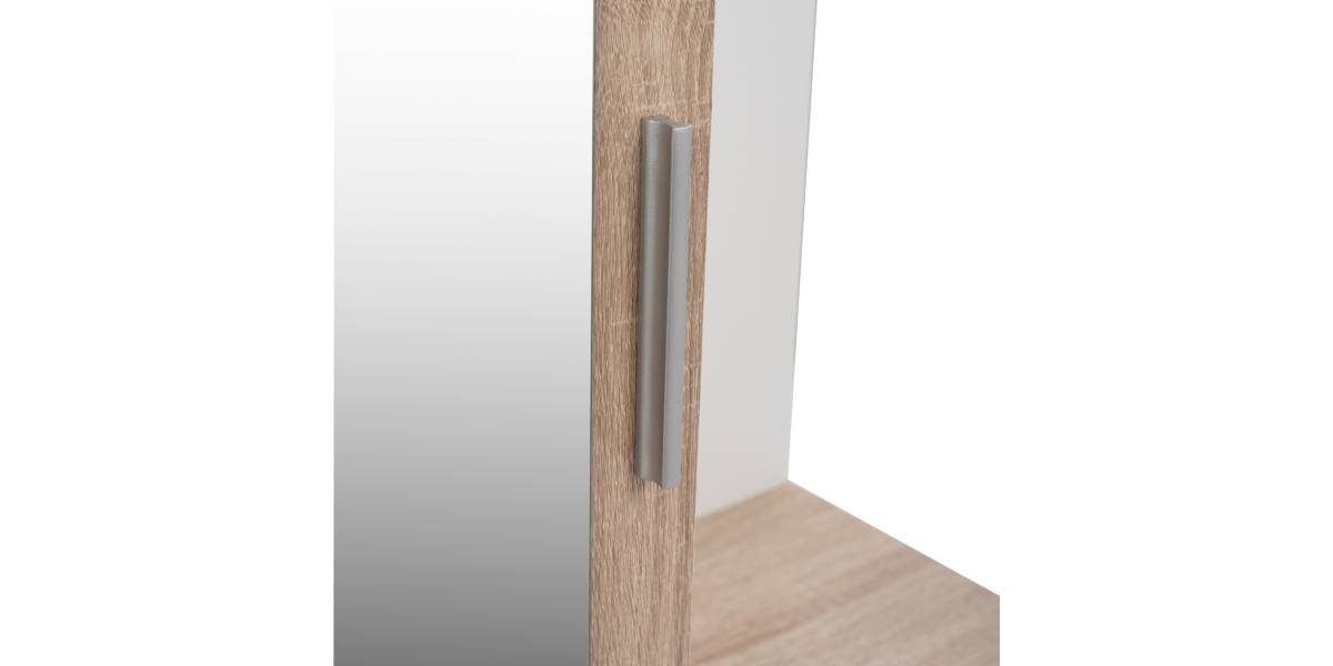 ΕΠΙΠΛΟ ΕΙΣΟΔΟΥ ΜΕ ΚΑΘΡΕΠΤΗ JANICE HM2264 SONAMA ΛΕΥΚΟ 70x37x181 εκ.