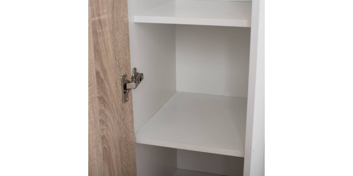 ΕΠΙΠΛΟ ΕΙΣΟΔΟΥ ΜΕ ΚΑΘΡΕΠΤΗ JANICE HM2264 SONAMA ΛΕΥΚΟ 70x37x181 εκ.