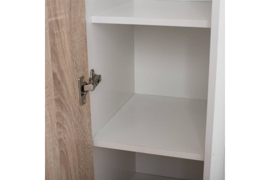 ΕΠΙΠΛΟ ΕΙΣΟΔΟΥ ΜΕ ΚΑΘΡΕΠΤΗ JANICE HM2264 SONAMA ΛΕΥΚΟ 70x37x181 εκ.