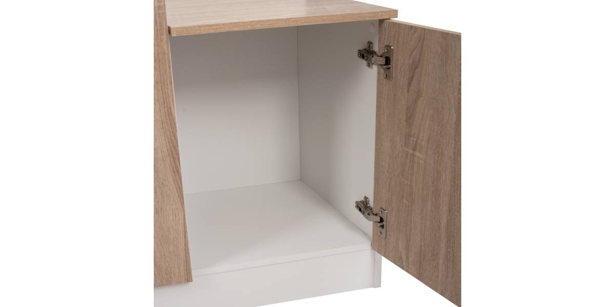 ΕΠΙΠΛΟ ΕΙΣΟΔΟΥ ΜΕ ΚΑΘΡΕΠΤΗ JANICE HM2264 SONAMA ΛΕΥΚΟ 70x37x181 εκ.