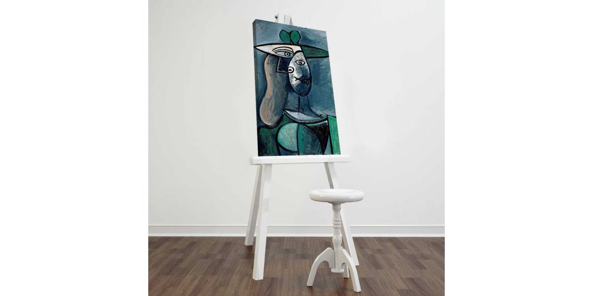 ΠΙΝΑΚΑΣ ΤΥΠΟΥ WOMAN WITH GREEN HAT HM7193.01 45X70X3 εκ.