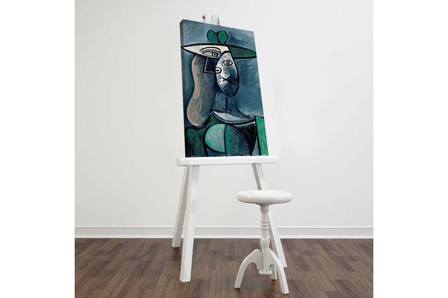 ΠΙΝΑΚΑΣ ΤΥΠΟΥ WOMAN WITH GREEN HAT HM7193.01 45X70X3 εκ.