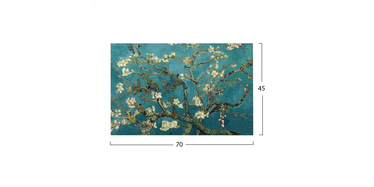 ΠΙΝΑΚΑΣ ΤΥΠΟΥ ALMOND TREE HM7193.03 70X45X3 εκ.