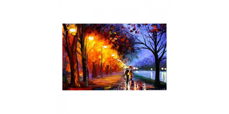 ΠΙΝΑΚΑΣ ΤΥΠΟΥ ALLEY BY THE LAKE HM7193.04 70X45X3 εκ.