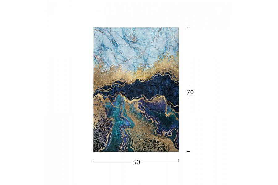 ΠΙΝΑΚΑΣ ΚΑΜΒΑΣ MARBLE EFFECT HM7196.02 50X3X70 εκ.