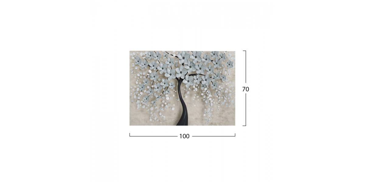 ΠΙΝΑΚΑΣ ΚΑΜΒΑΣ BLOSSOM TREE HM7197.04 100X3X70 εκ.