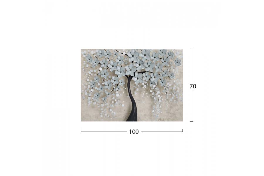 ΠΙΝΑΚΑΣ ΚΑΜΒΑΣ BLOSSOM TREE HM7197.04 100X3X70 εκ.