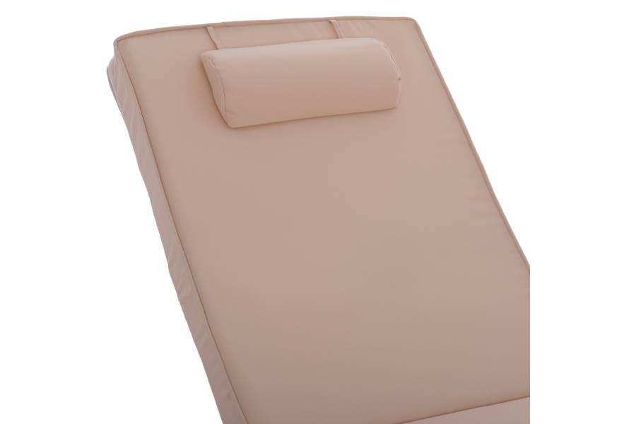 ΜΑΞΙΛΑΡΙ ΞΑΠΛΩΣΤΡΑΣ POLYESTER CHIOS ΜΠΕΖ HM11236.01P 196(117+1+78)x58x9εκ.