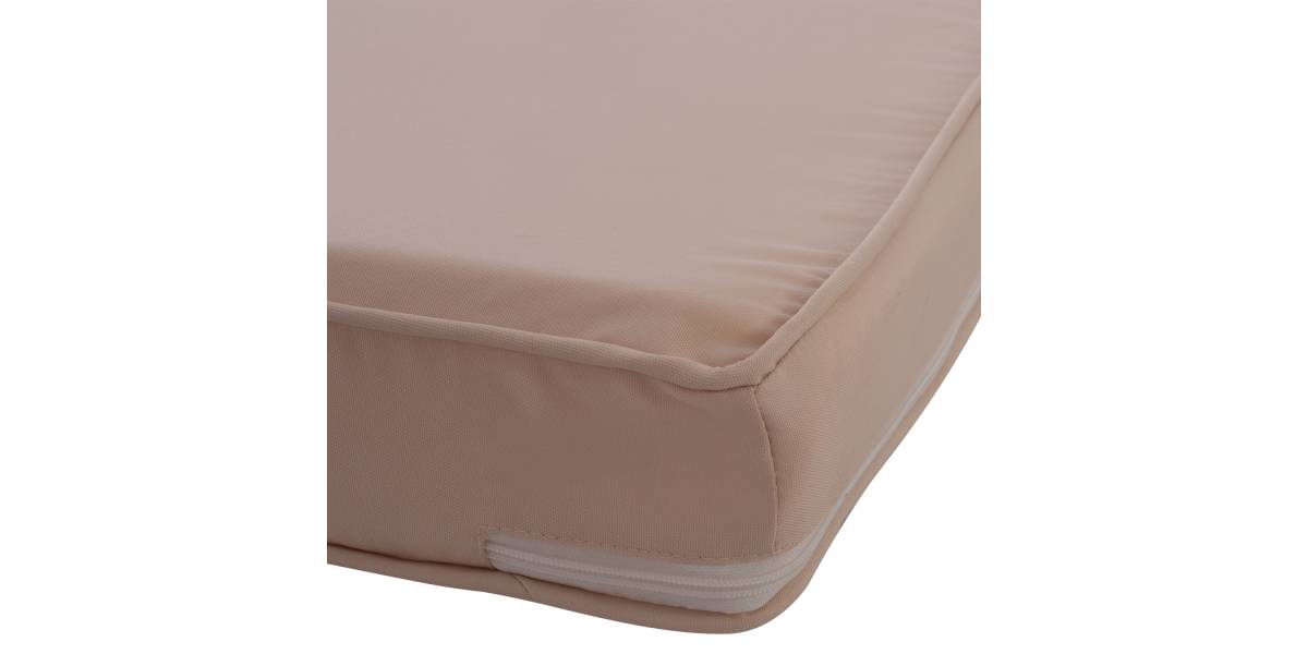 ΜΑΞΙΛΑΡΙ ΞΑΠΛΩΣΤΡΑΣ POLYESTER CHIOS ΜΠΕΖ HM11236.01P 196(117+1+78)x58x9εκ.