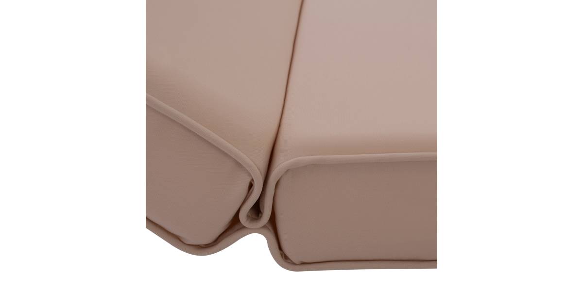 ΜΑΞΙΛΑΡΙ ΞΑΠΛΩΣΤΡΑΣ POLYESTER CHIOS ΜΠΕΖ HM11236.01P 196(117+1+78)x58x9εκ.