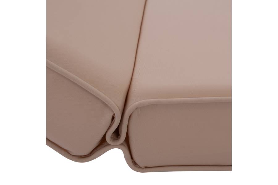 ΜΑΞΙΛΑΡΙ ΞΑΠΛΩΣΤΡΑΣ POLYESTER CHIOS ΜΠΕΖ HM11236.01P 196(117+1+78)x58x9εκ.