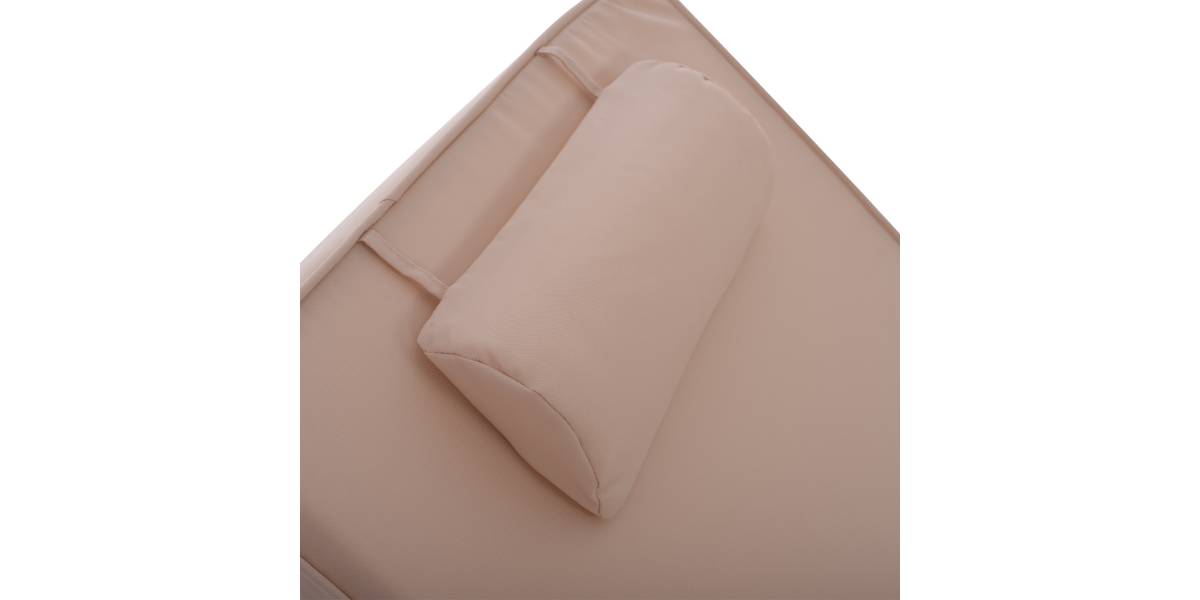 ΜΑΞΙΛΑΡΙ ΞΑΠΛΩΣΤΡΑΣ POLYESTER CHIOS ΜΠΕΖ HM11236.01P 196(117+1+78)x58x9εκ.