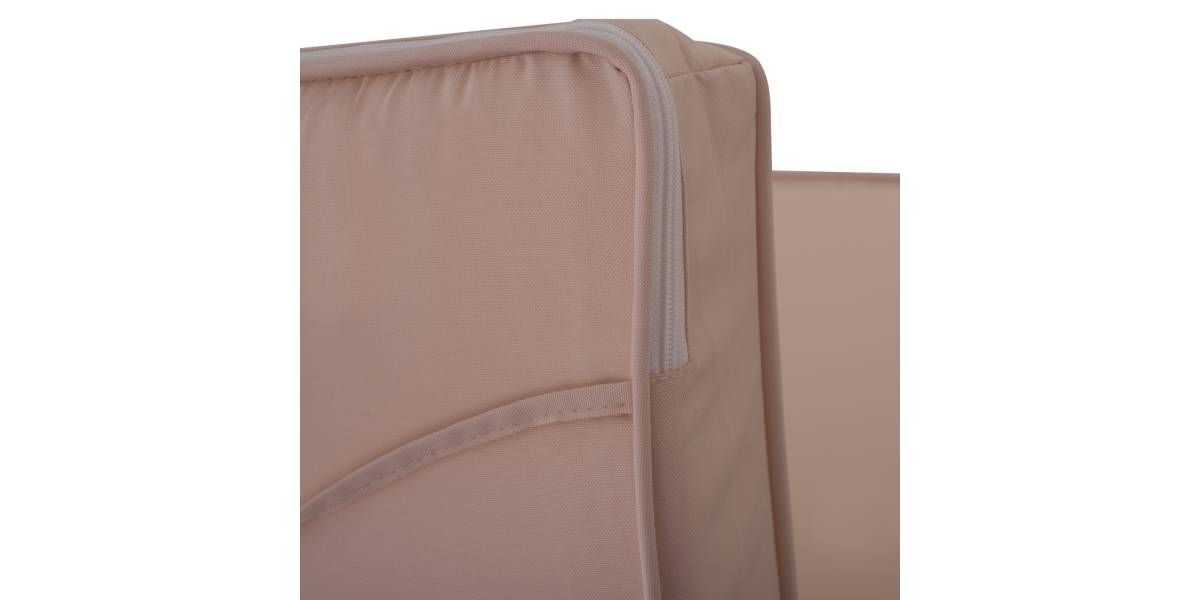 ΜΑΞΙΛΑΡΙ ΞΑΠΛΩΣΤΡΑΣ POLYESTER CHIOS ΜΠΕΖ HM11236.01P 196(117+1+78)x58x9εκ.