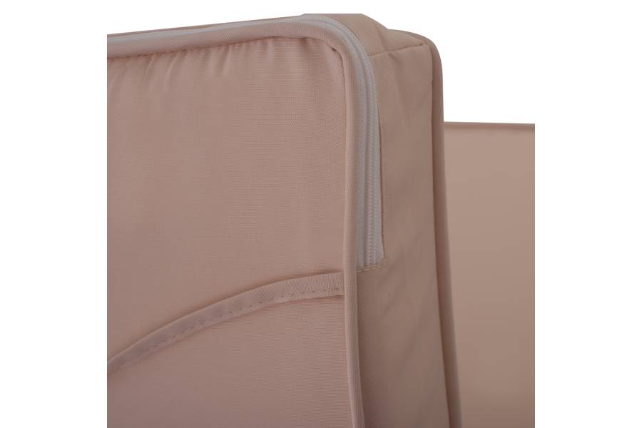 ΜΑΞΙΛΑΡΙ ΞΑΠΛΩΣΤΡΑΣ POLYESTER CHIOS ΜΠΕΖ HM11236.01P 196(117+1+78)x58x9εκ.