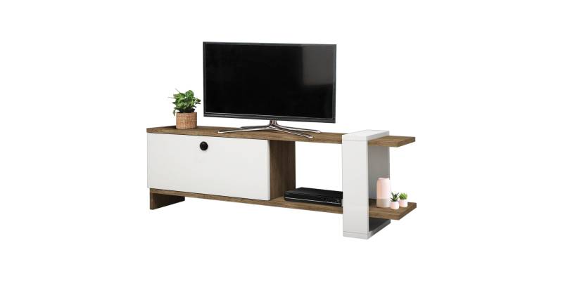 ΕΠΙΠΛΟ ΤΗΛΕΟΡΑΣΗΣ HENRIETTE ΚΑΡΥΔΙ-ΛΕΥΚΟ HM8900.01 120x25x36,8 εκ.