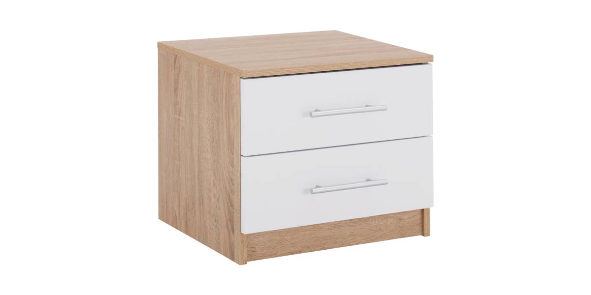 ΚΟΜΟΔΙΝΟ ΜΕΛΑΜΙΝΗΣ HM2220.06 SONAMA - ΛΕΥΚΟ 48x40,5x41,5 εκ.