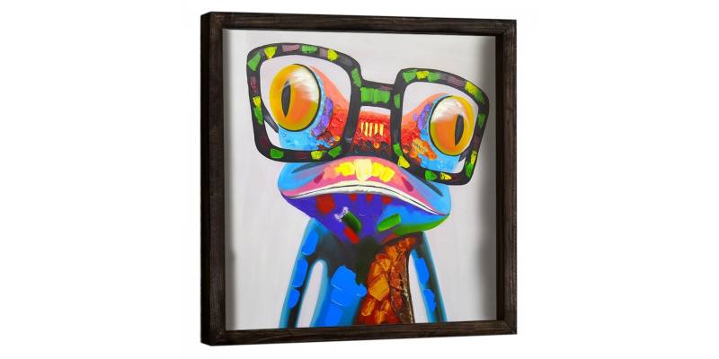 ΠΙΝΑΚΑΣ ΚΑΜΒΑΣ FUNKY FROG HM7326 33Χ33 εκ.