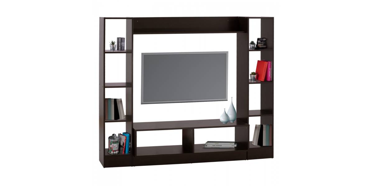 ΣΥΝΘΕΣΗ ΤΗΛΕΟΡΑΣΗΣ JAZMIN HM2255.01 WENGE 181x29,5x145 εκ.