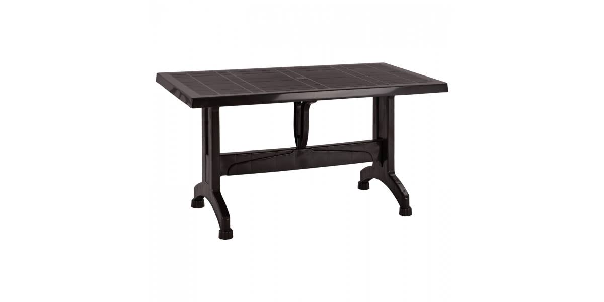 ΤΡΑΠΕΖΙ ΠΟΛΥΠΡΟΠΥΛΕΝΙΟΥ CORNWALL HM5738.03 ΚΑΦΕ 140X80X73.5Yεκ.