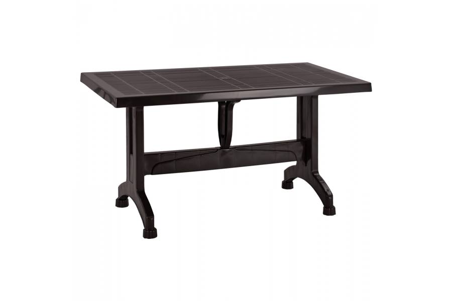 ΤΡΑΠΕΖΙ ΠΟΛΥΠΡΟΠΥΛΕΝΙΟΥ CORNWALL HM5738.03 ΚΑΦΕ 140X80X73.5Yεκ.