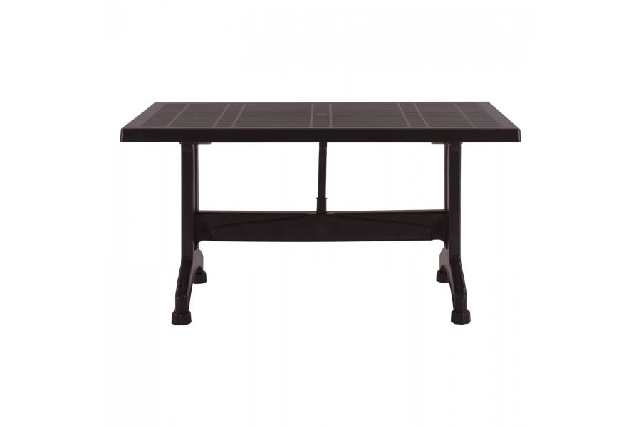 ΤΡΑΠΕΖΙ ΠΟΛΥΠΡΟΠΥΛΕΝΙΟΥ CORNWALL HM5738.03 ΚΑΦΕ 140X80X73.5Yεκ.