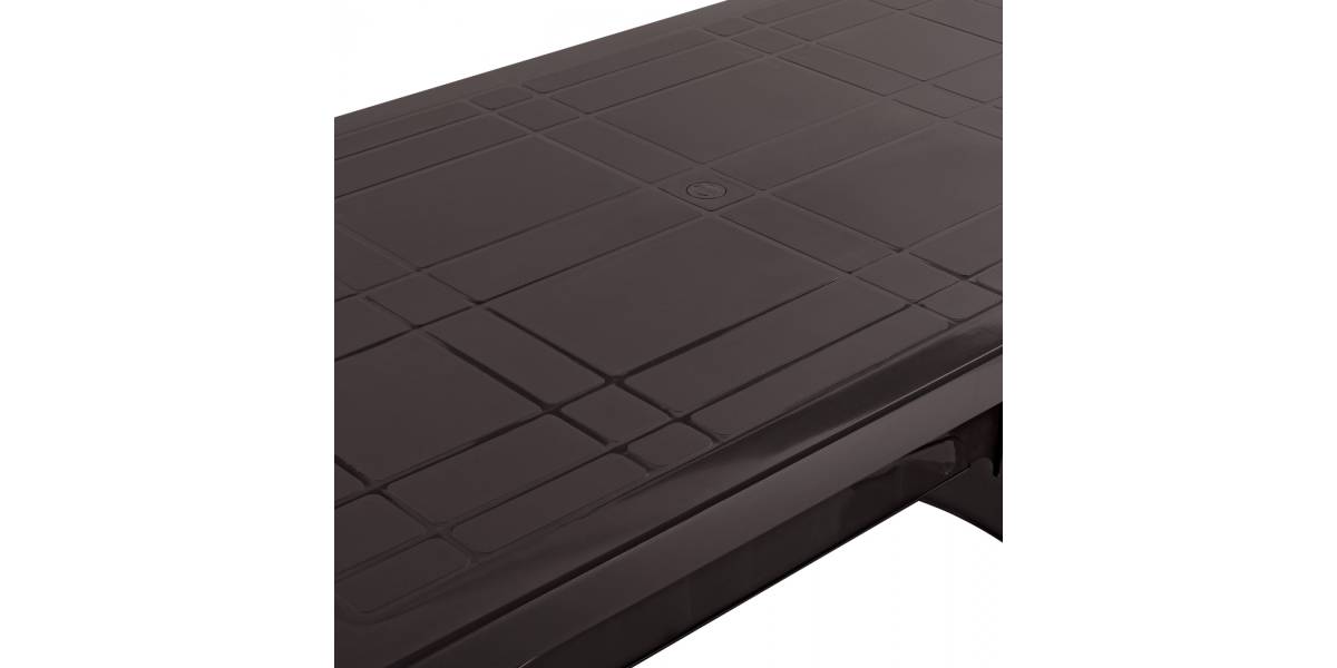 ΤΡΑΠΕΖΙ ΠΟΛΥΠΡΟΠΥΛΕΝΙΟΥ CORNWALL HM5738.03 ΚΑΦΕ 140X80X73.5Yεκ.