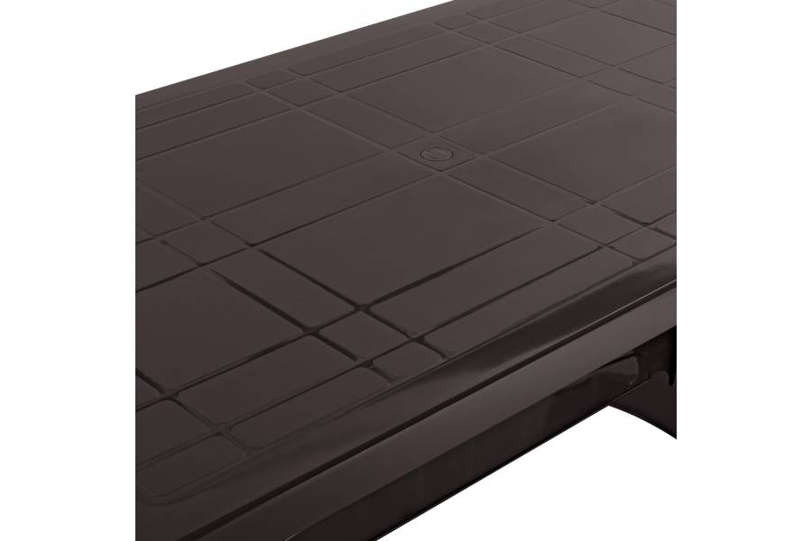 ΤΡΑΠΕΖΙ ΠΟΛΥΠΡΟΠΥΛΕΝΙΟΥ CORNWALL HM5738.03 ΚΑΦΕ 140X80X73.5Yεκ.