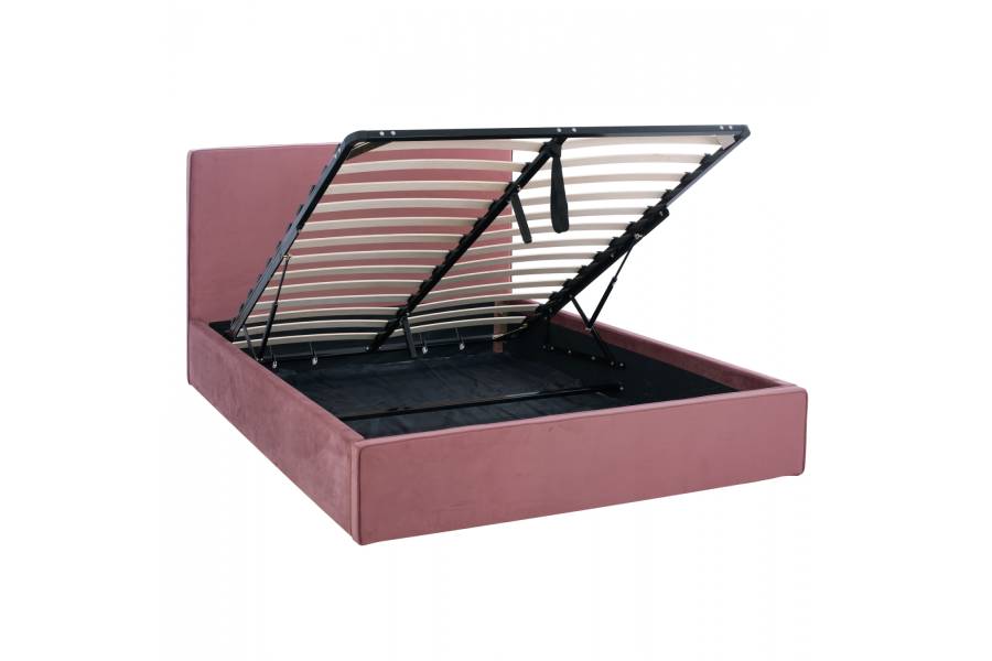 ΚΡΕΒΑΤΙ ALLIE HM584.12 160Χ200 ΜΕ ΑΠΟΘΗΚΕΥΤΙΚΟ ΧΩΡΟ ΣΑΠΙΟ ΜΗΛΟ