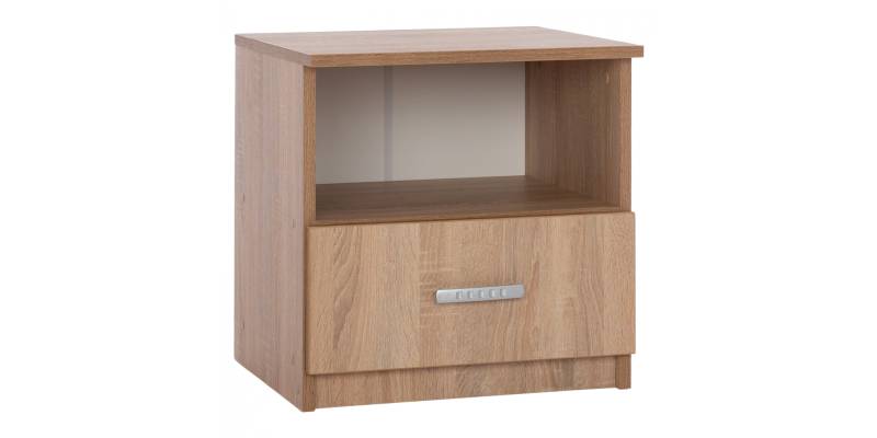 ΚΟΜΟΔΙΝΟ ΜΕ ΣΥΡΤΑΡΙ ADLER SONAMA OAK HM2431.01 45x40x48 εκ.