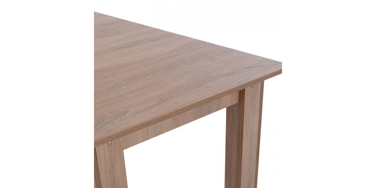 ΤΡΑΠΕΖΙ ΚΟΥΖΙΝΑΣ HM2428.01 KELVIN SONOMA OAK 110x80x77Υεκ.