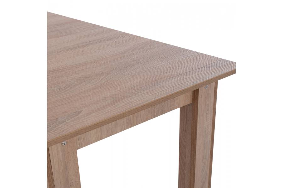 ΤΡΑΠΕΖΙ ΚΟΥΖΙΝΑΣ HM2428.01 KELVIN SONOMA OAK 110x80x77Υεκ.