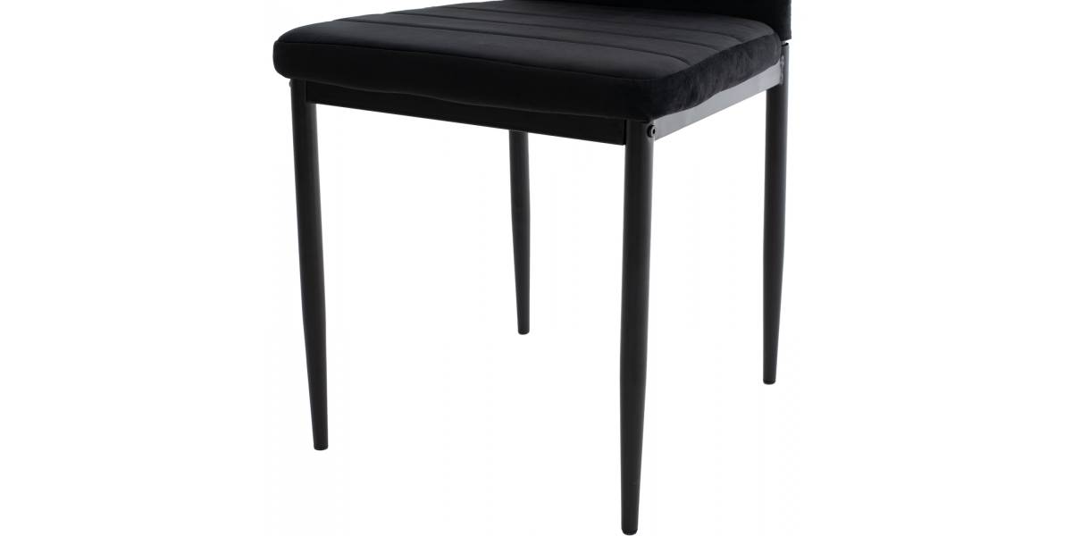 ΚΑΡΕΚΛΑ ΜΕΤΑΛΛΙΚΗ LADY HM0037.34 ΜΑΥΡΟ ΒΕΛΟΥΔΟ ME ΜΕΤΑΛΛΙΚΟ ΣΚΕΛΕΤΟ K/D