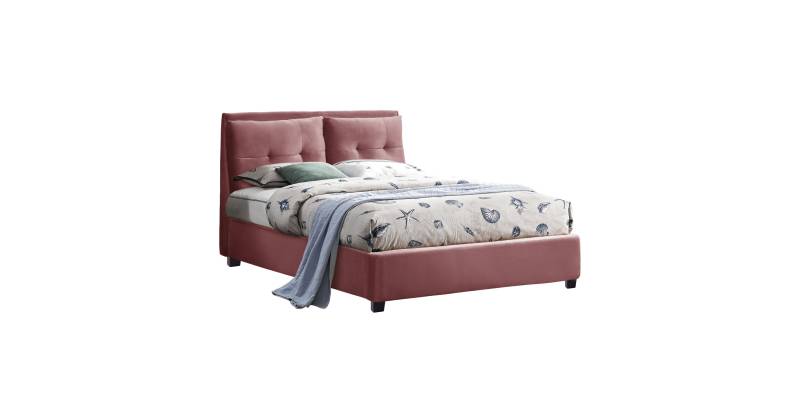 ΚΡΕΒΑΤΙ BILLIE ΜΕ ΒΕΛΟΥΔΟ ΣΑΠΙΟ ΜΗΛΟ HM551.12 160Χ200