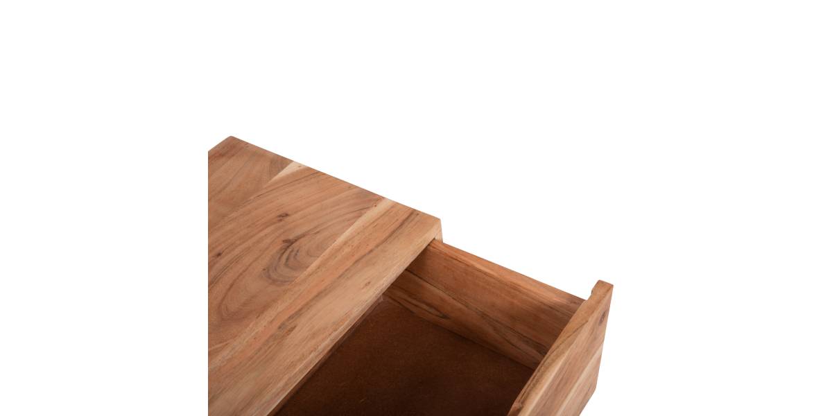ΚΟΜΟΔΙΝΟ ALICIA HM8360.11 ΑΠΟ ΜΑΣΙΦ ΞΥΛΟ ΑΚΑΚΙΑΣ 45x35x56Yεκ.