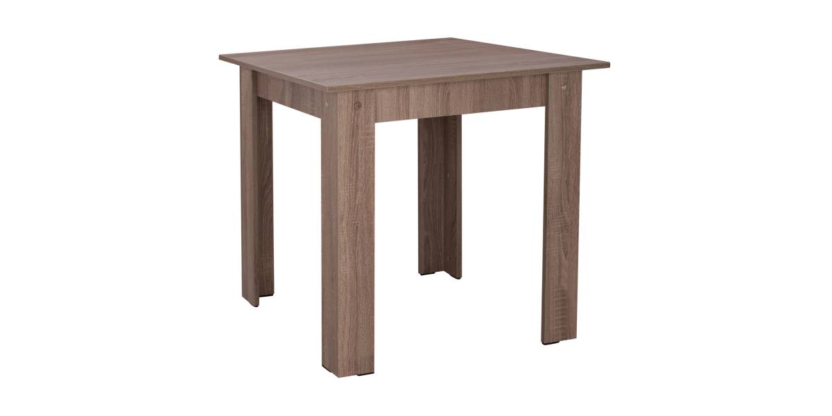 ΤΡΑΠΕΖΙ ΚΟΥΖΙΝΑΣ KELVIN HM2427.05, SONOMA OAK TRUFFLE, 80x80x77εκ.