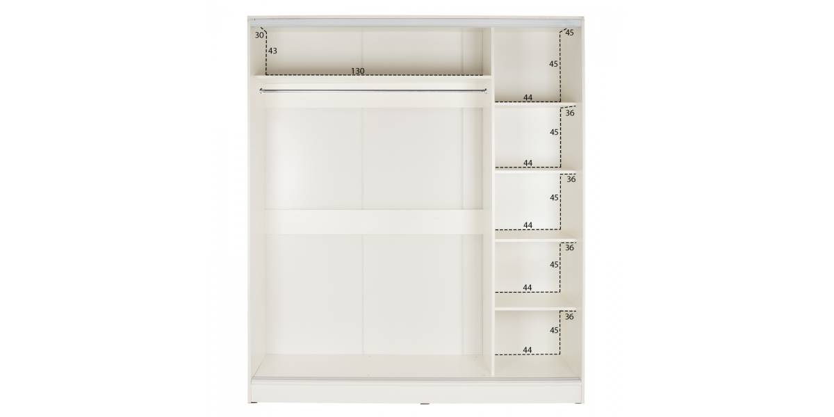 ΝΤΟΥΛΑΠΑ ΣΥΡΟΜΕΝΗ ADLER ΜΕΛΑΜΙΝΗΣ 120x60x220Yεκ. ΔΙΦΥΛΛΗ ΛΕΥΚΗ ΜΕ ΚΑΘΡΕΠΤΗ HM2460.03